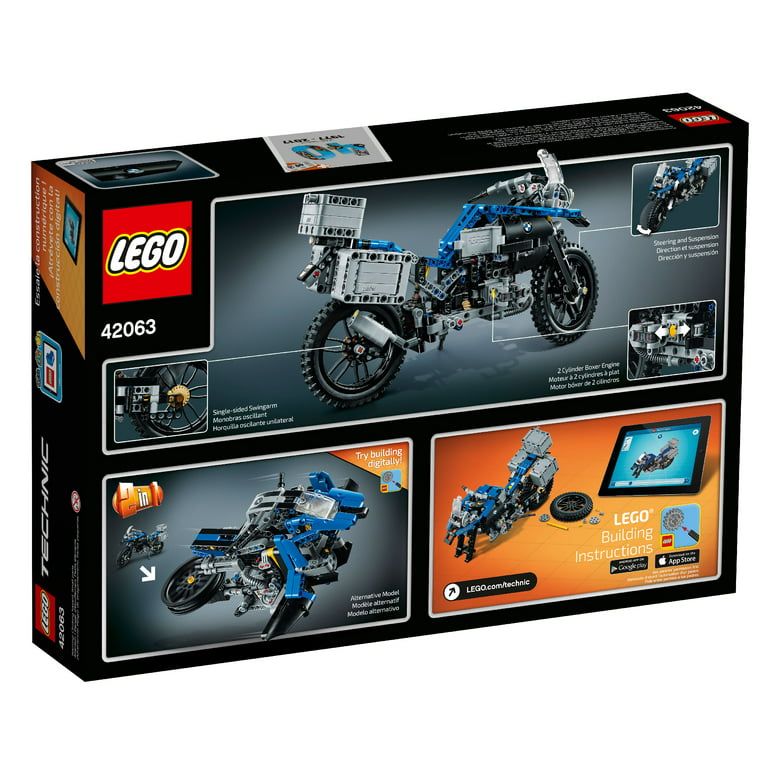 Moto Lego Technic 42063 BMW R1200 GS - Label Emmaüs