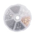 thumbnail image 1 of Jewelry 1200 Pcs/Box Jewelry Making Finding Necklace Bracelet Cord Tips Crimp Cord Ends, 1 of 8