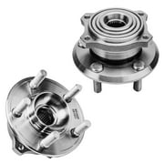 Detroit Axle - AWD Front Wheel Hub and Bearings Replacement for Chrysler 300 Dodge Charger Fits select: 2005-2006 CHRYSLER 300C TOURING, 2010 DODGE CHARGER SXT