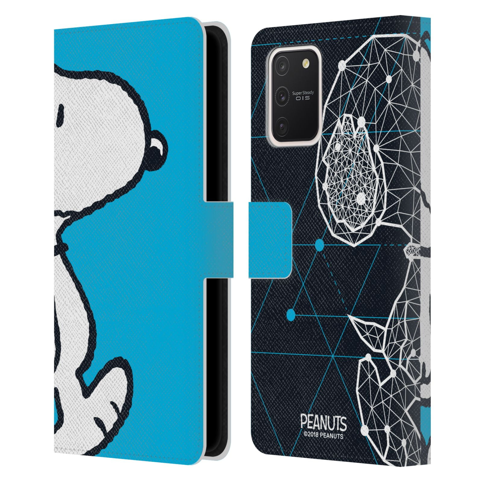 Head Case Designs Officially Licensed Peanuts Halfs And Laughs Snoopy Geometric Leather Book Wallet Case Cover Compatible With Samsung Galaxy S10 Lite Walmart Com Walmart Com