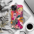 thumbnail image 6 of Psychedelic Pop Art Phone Case, Abstract Wild Collage iPhone Cover, Colorful Artistic Protective Case for iPhone 17 16 15 14 13 12 11 Pro Max Plus Mini, 6 of 6