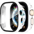 thumbnail image 1 of KOMI 2-Pack for Apple Watch Ultra/Ultra 2 49mm PC All-Around Screen Protector Case, Tempered Glass Screen Protector Case Ultra-Thin for iWatch Ultra/iWatch Ultra 2 49mm Protection Cover White, 1 of 5