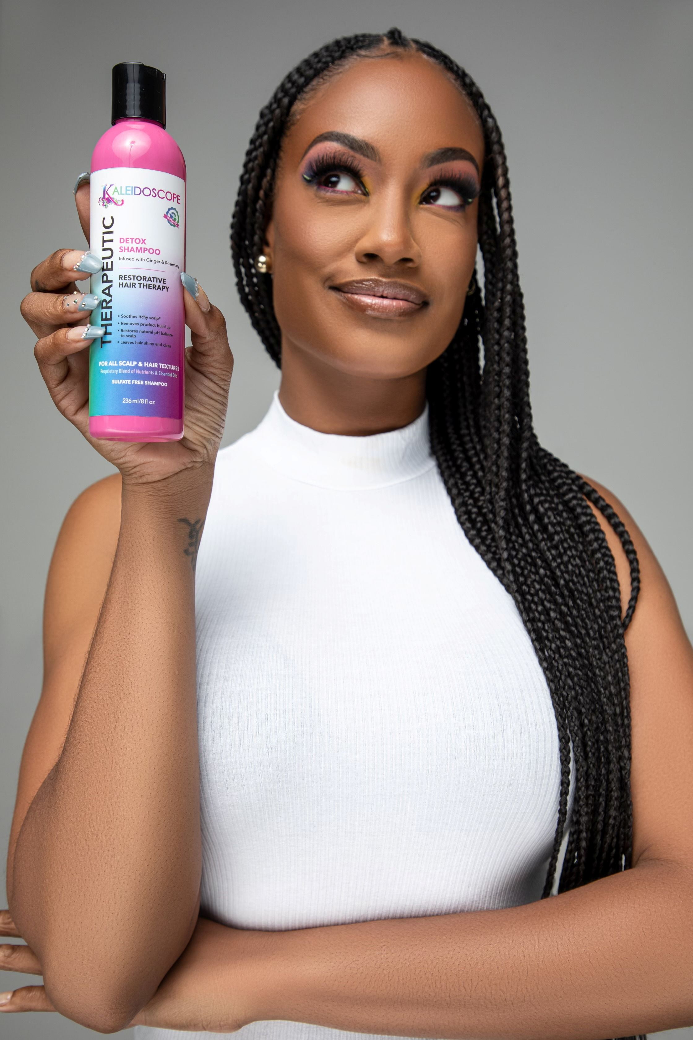 Kaleidoscope Therapeutic Detox Shampoo, 8 oz, Purifies Scalp