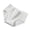 White, variant on Alun Women's Leak Proof Period Panties with Front Pocket Stylish Threaded Briefs Comfort Soft Lightweight Breathable Mid Rise Underwear White XL