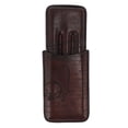 thumbnail image 2 of Leather Cigar Holder Travel Portable Soft Touch Elegant Breathable Cigar Case for Gift Giving, 2 of 5