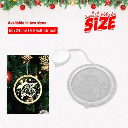 

Yilirongyumm Christmas Decorations Led Small Holiday Room Window Hanging Lights