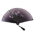 thumbnail image 1 of TIELUTT Handheld Paper Fan Set Chinese Ancient Style Decorative Fans Party Decorations for Men Decorations for Adult Birthday Party First Party Decorations Small Hand Fan Foldable Party Ceiling Decor, 1 of 5