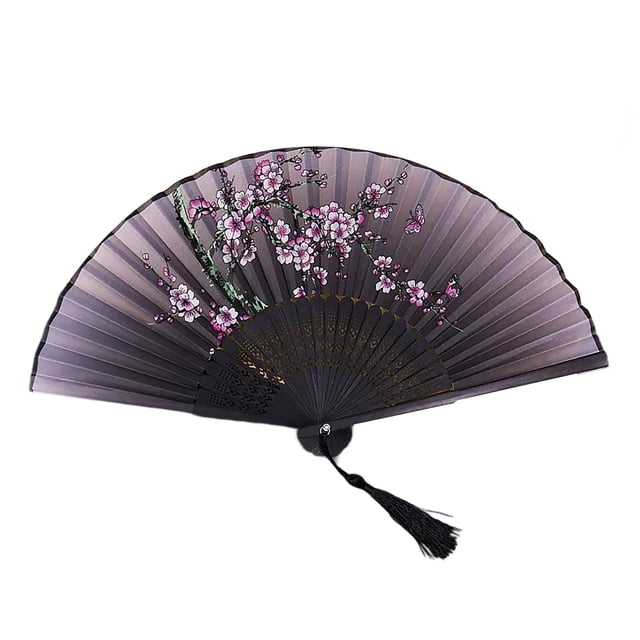 TIELUTT Handheld Paper Fan Set Chinese Ancient Style Decorative Fans Party Decorations for Men Decorations for Adult Birthday Party First Party Decorations Small Hand Fan Foldable Party Ceiling Decor