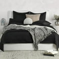 thumbnail image 4 of Winthrop 100% Sateen Black Queen Quilt by Kosas Home, 4 of 8