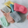 thumbnail image 6 of TALKVE Women's Warm Cotton Slipper Socks, Gray, 6 of 6
