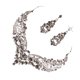 thumbnail image 5 of unbranded Conjunto De Joyería De Plateada Con Collar Ajustable Y Pendientes Elegantes Para Mujer, 5 of 6