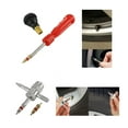 thumbnail image 4 of 54PCS Valve Stem Puller Installer Tool Kit ,Valve Stem Installation Remover Repair Tool Puller Car Tire Plug Core，Single Head Tire Valve Core Remover Installer Tool,4 Way Valve Core Remover, 4 of 10