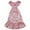 Pink, variant on LUOGENLI Graduation Dresses For Girls Size 12 Girls' Chiffon Dress Summer Style Mid Length Beach Children'S Off Shoulder Floral Dress For Big Children Suitable As Flower Girl Dress 13-14 Years