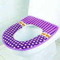 thumbnail image 1 of Vaidha Coussin de Toilette avec Poignée à Fermeture Éclair pour Siège de Toilette, 1 of 2