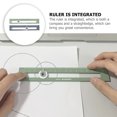 thumbnail image 6 of FELTECHELECTR multipurpose drawing ruler Compass Rulers Assorted Color Engineers 2pcs, 6 of 8