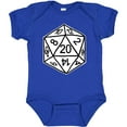 thumbnail image 3 of Inktastic 20 Sided White Dice Boys or Girls Baby Bodysuit, 3 of 5