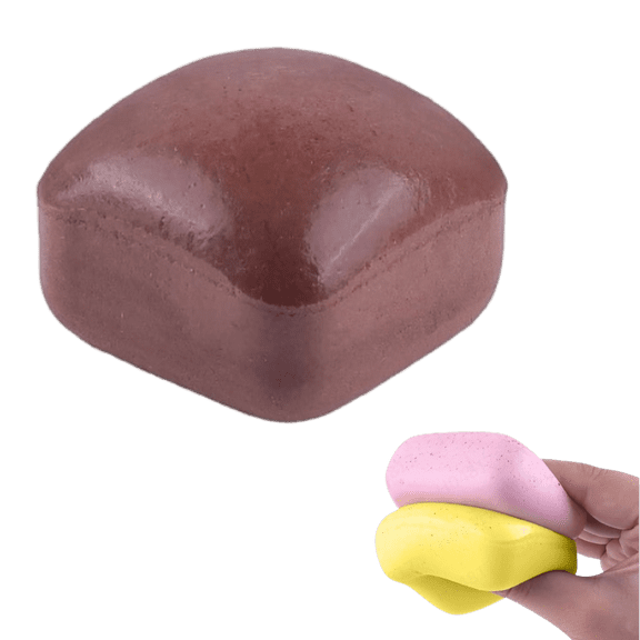 Sticky Bread Squishy Toys, a Slow-Rising Fidget for Stress Relief & Focus | Fun Desk Accessory for Adults(Coffee)