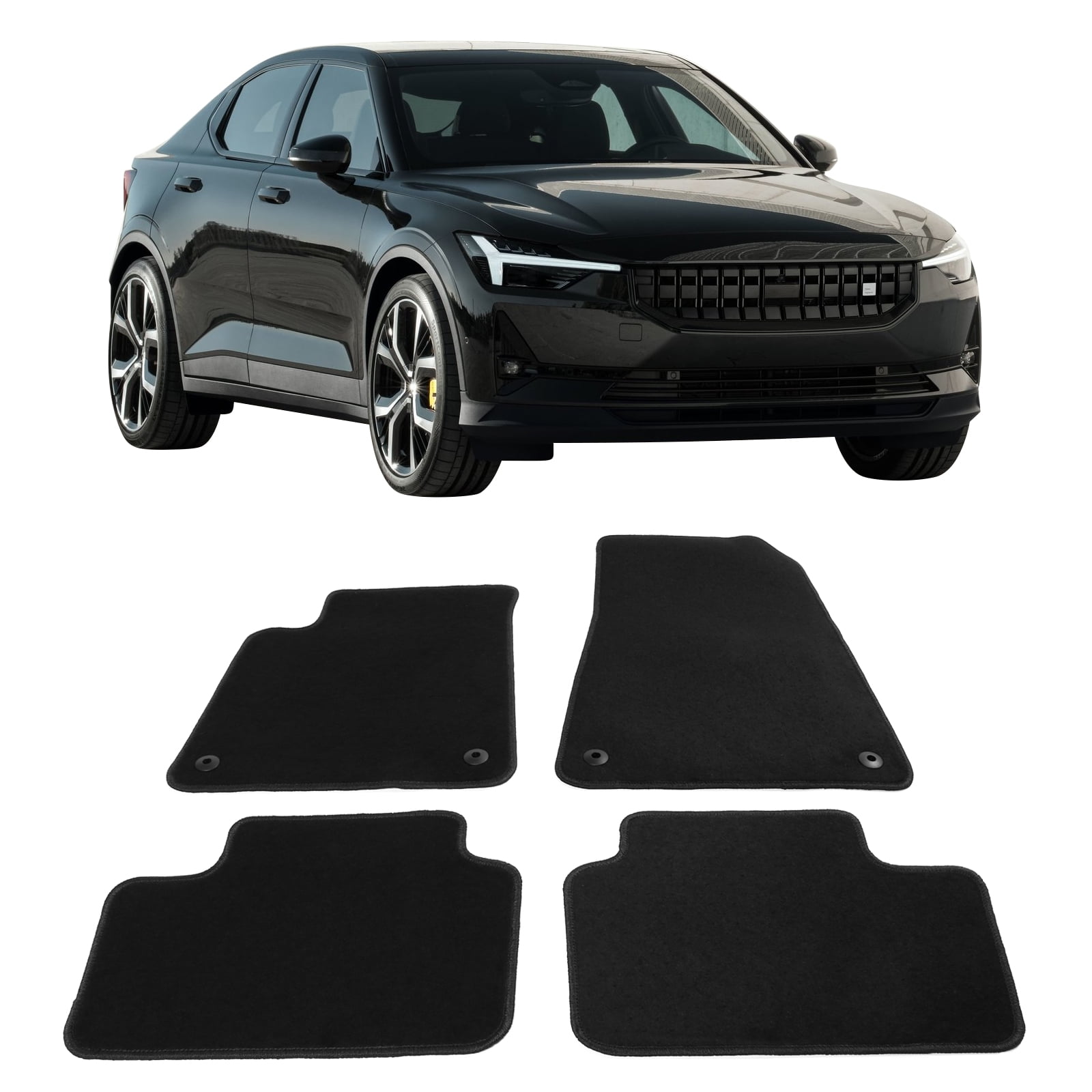 Ikon Motorsports Floor Mats Compatible With 20212024 Polestar Polestar