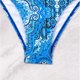 thumbnail image 4 of Traje de Baño de Tres Piezas para las Mujeres de Moda Casual Corbata Sexy Cintura Alta Cristal Beach Bikini Set, Poliéster, 4 of 9