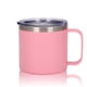 thumbnail image 2 of Bearachild Taza portátil de acero inoxidable con tapa de asa, Camper, taza para beber leche aislada al vacío, botella para acampar, hogar, coche al aire Mostrada Rosado Bearachild HA010518-06B, 2 of 6