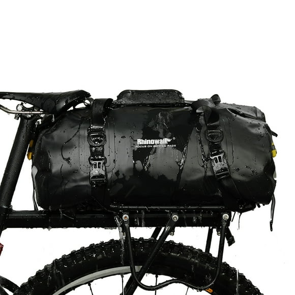 Portaequipajes 20L Bolsa de lona impermeable Ciclismo multifuncional Bicicleta Asiento trasero Bolsa Rhinowalk Portaequipajes