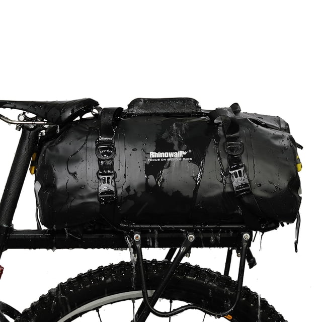 Portaequipajes 20L Bolsa de lona impermeable Ciclismo multifuncional Bicicleta Asiento trasero Bolsa Rhinowalk Portaequipajes