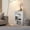 White, variant on NEWSENDY 3 Shelf Bookshelf,Wood Tall Bookshelf and Bookshelves, 3-Tier Cube Display Shelves,Multifunctional Storage Organizer Shelving for Bedroom Library Living Room Home Office,White