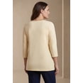 thumbnail image 3 of Jessica London Women's Plus Size Crochet Trim Boatneck Tunic, 3 of 3