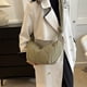 thumbnail image 3 of Bolso de hombro femenino Puffer Color sólido suave algodón axila bolso ligero, 3 of 8