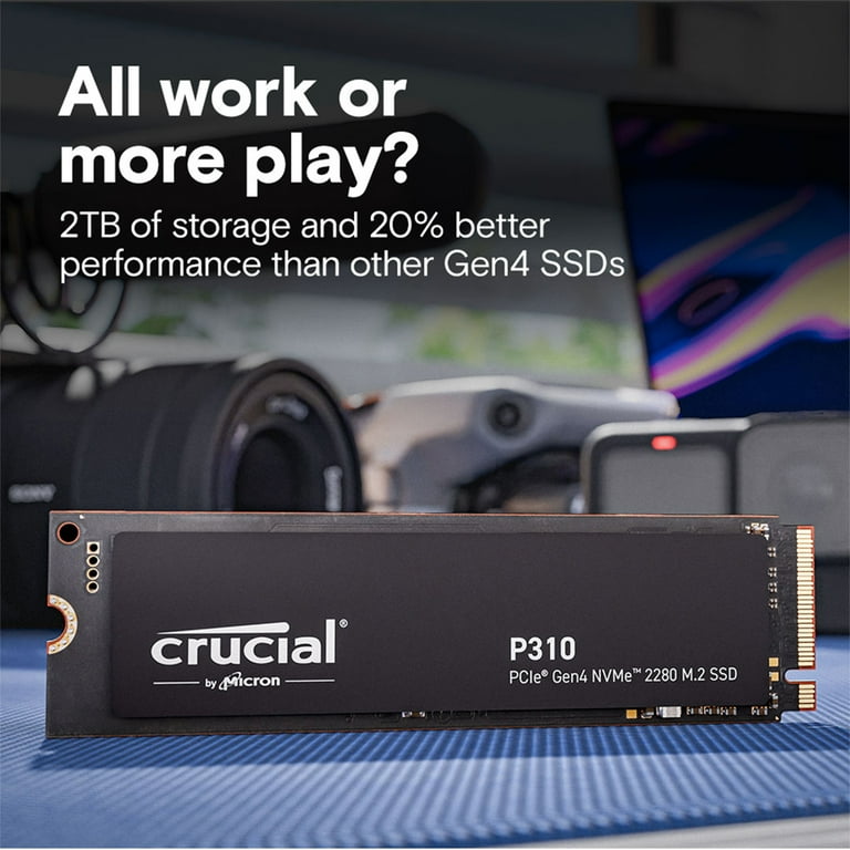 Crucial Crucial P310 500GB PCIe Gen4 2280 NVMe M.2 Internal SSD