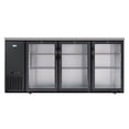 thumbnail image 6 of 72 In. Commercial Back Bar Cooler in Black With Side Condenser and LED Lighting, 18 Cu. Ft Capacity, 6 of 13