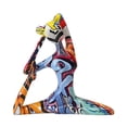 thumbnail image 2 of 2 piezas Yoga estiramiento estatua escultura figurita escritorio coche artesanía, 2 of 8