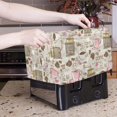 thumbnail image 5 of HELLHERO Coffee Theme Print 4 Slice Toaster Covers for Kitchen Counter, Universal Size Oven Dust Cover with Drawstring, Washable Bread Maker Protector, 5 of 8