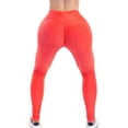 thumbnail image 3 of MixMatchy Women's High Waist Textured Butt Lifting Slimming Workout Leggings Tights, 3 of 3