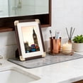 thumbnail image 4 of MORESEC under $5 Imitation Copper FramePlastic Corner Solid Wood Texture Photo Frame Table, 10x15cm 21x29.7cm Brown and Red Frames for Pictures and Artwork, Durable Home Decor, 4 of 6