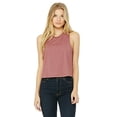 thumbnail image 1 of Ladies' Racerback Cropped Tank - HEATHER MAUVE - S, 1 of 3