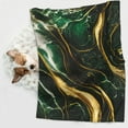 thumbnail image 6 of Yiaed Green Marble Print Dog Blankets-Cat Blanket Washable for Couch Protection,Puppy Blanket, Soft Plush Reversible Throw Furniture Protector-Medium, 6 of 8