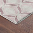 thumbnail image 3 of Addison Rugs Mayfield Premium Machine Washable Transitional Stripes Pink Rectangle Rug, 3' x 5', 3 of 6