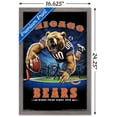 thumbnail image 3 of NFL Chicago Bears - End Zone 17 Wall Poster, 14.725" x 22.375", Framed, 3 of 5