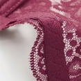 thumbnail image 6 of Noric Women's Thin Floral Lace Underwire Bra Adjustable Straps Lift stay-Sag Side Support Comfort Shaping Bustier, 6 of 8