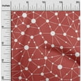 thumbnail image 2 of oneOone Rayon Red Fabric Craft Projects Decor Fabric Printed By The Yard 56 Inch Wide, 2 of 6