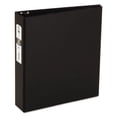thumbnail image 2 of Economy Non-View Binder With Round Rings, 3 Rings, 2" Capacity, 11 X 8.5, Black, (3501) | Bundle of 5, 2 of 7