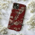 thumbnail image 5 of Cherry Blossom Floral Phone Case on Deep Red Background – Elegant Japanese Sakura Design for iPhone 16 15 14 13 12 11 Pro Max Mini, 5 of 6