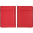thumbnail image 6 of Credit Card Holder Genuine Leather Slim & Thin Pocket Wallet Minimalist Wallet Money Clip RFID Blocking, 6 of 7