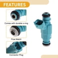 thumbnail image 3 of Inyector de combustible Unique Bargains 1 Pcs No.3531023630/9260930025 para Hyundai Tiburon 2003-2008 Motor de coche Coincidencia de flujo de combustible, 3 of 7