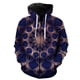 thumbnail image 1 of Sudadera con capucha y cremallera de mandala para hombre, con estampado 3D, estilo hip hop, informal, divertida, unisex, primavera 2024, 1 of 6