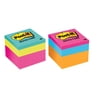 Post-it Notes Cube, 1 7/8" x 1 7/8", Bright Colors, 400 Shts/Cube