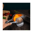 thumbnail image 3 of Trancheuse de Tomates et Citron Support Rond Coupe-Fruits avec Poignée Rack de Nourriture pour Pommes de Terre Citron, 3 of 7