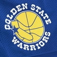 thumbnail image 4 of Men's Mitchell & Ness Royal Golden State Warriors Hardwood Classics Gameday Mesh Shorts, 4 of 5