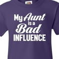 thumbnail image 4 of Inktastic My Aunt is a Bad Influence Youth T-Shirt, 4 of 5